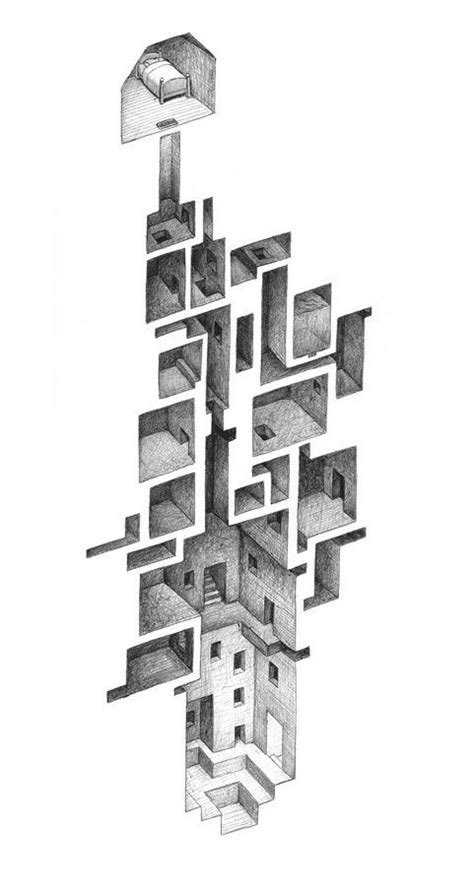 Die verrückten Labyrinthe - Zeichnungen von Mathew Borrett ...