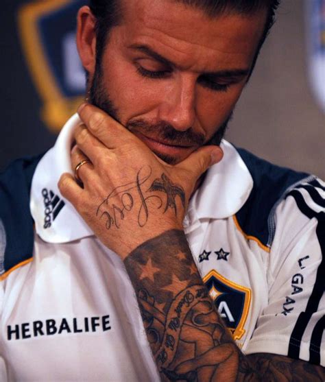 Page 7 All Of David Beckhams 51 Tattoos And Their Meanings