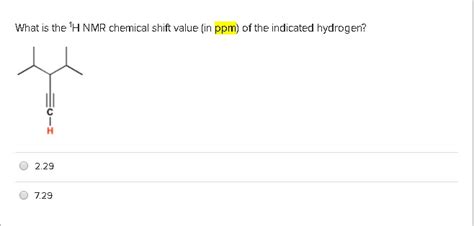Unique characterization of local microscopic structure (liquid water) 6 Solved: What Is The H NMR Chemical Shift Value (in Ppm) Of ...