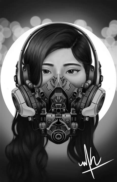 Artstation Cyberpunk Portrait