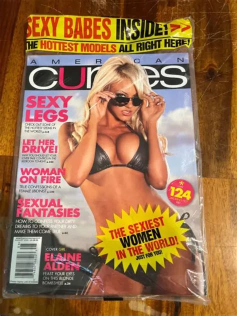 American Curves 53 Bikini Lingerie Fitness Magazine Elaine Alden 8 09 New 26 24 Picclick