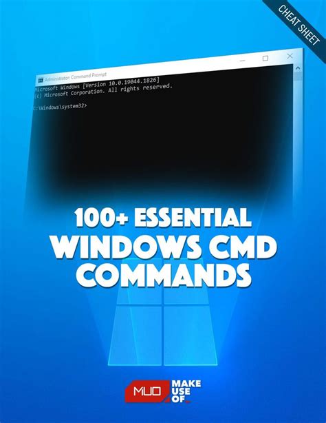 The Text Reads Essential Windows Cmd Commands Make It Easy To Use