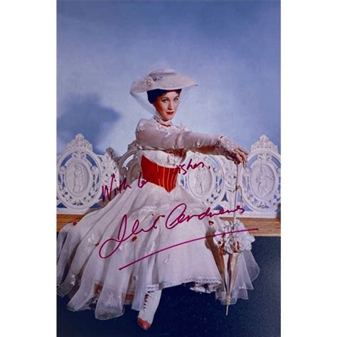 Autograph Signed Mary Poppins Photo