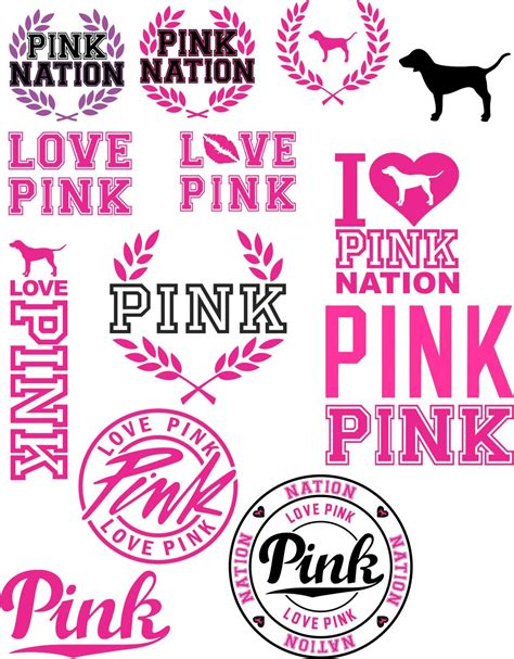Pink Logos Svg And Pdf Etsy Cricut Monogram Cricut Cricut Free