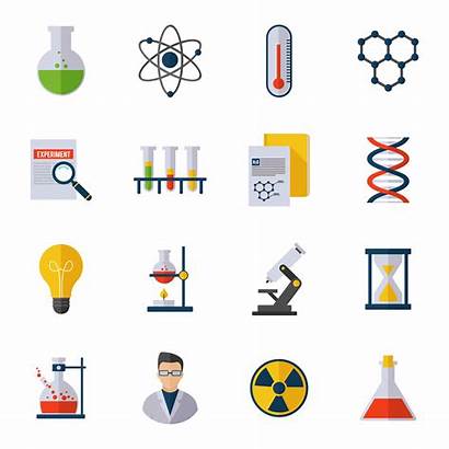 Chemistry Icon Vector Flat Science Vectors Icons