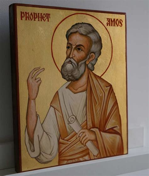 Prophet Amos English Orthodox Icon Blessedmart