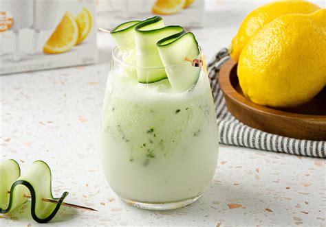 Coconut Cucumber Gin Lemonade