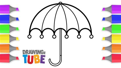 See more ideas about drawings, art drawings sketches, cool art drawings. How to Draw a Umbrella for Kids | Drawing For Kids ...