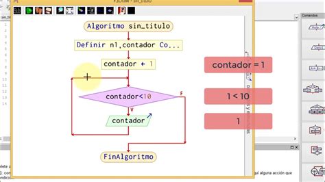 Curso De PSeInt Programa Que Muestra Los Numeros Del Al N Funcion Mientras YouTube