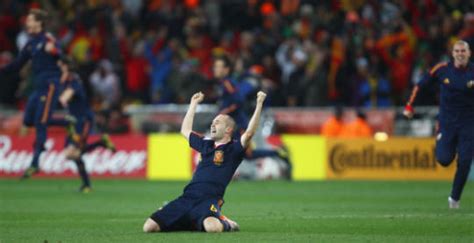 The 2010 fifa world cup final (also known as the battle of johannesburg) was a football match that took place on 11 july 2010. 2010 FIFA World Cup Photos - Spain's Andres Iniesta ...