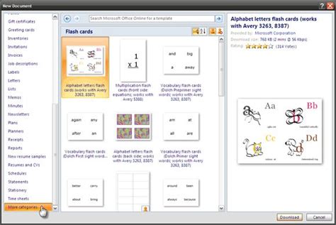 Locate the index card setting How to Make Index Cards in Microsoft Word 2016 | Flash ...
