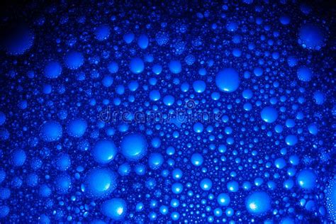 Blue Bubbles Background Stock Image Image Of Drop Macro 179262811