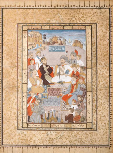 bonhams a ruler probably shah abbas ii receiving an ambassador qajar persia circa 1880
