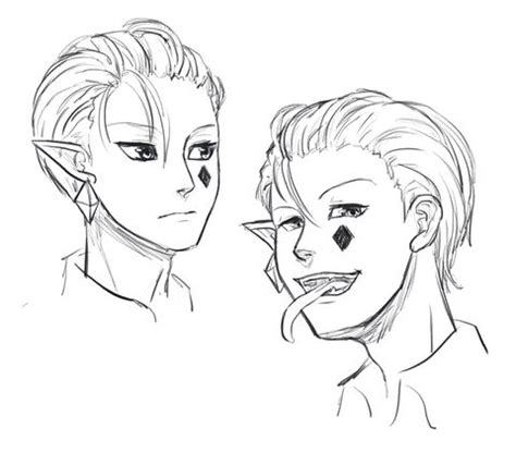 Anime hair is what makes anime heroes unique and beautiful. Ghirahim with slicked back hair | Back drawing, Sketches, Drawings