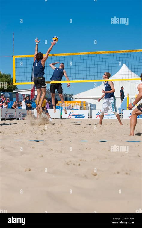 British Open Leg Of The Volleyball England Beach Tour Held At