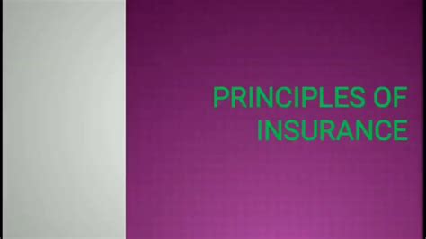 Insurance and reinsurance contracts often use the term incurred to refer to various triggers for claims payments or expense obligations. Meaning of insurance ||Principles of Insurance || - YouTube