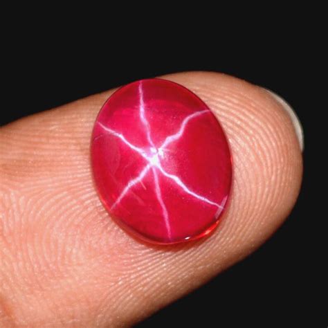 Natural Star Ruby Loose Gemstone It Is 0600 Ct Egl Certified Etsy