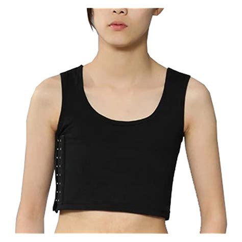 Buy Breathable Super Flat Les Lesbian Tomboy Compression 3 Rows Clasp