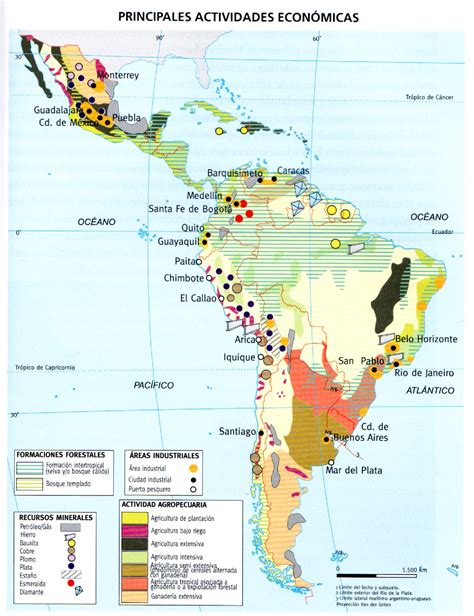 Mapa De Am Rica Latina Mapa F Sico Geogr Fico Pol Tico Tur Stico Y