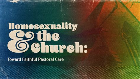 Fsi Lecture Series Homosexuality And The Church Lecture 3 Covenant Seminary Resources