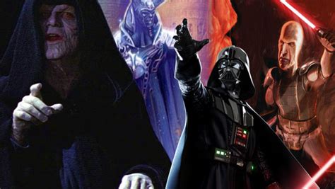 Star Wars 10 Most Powerful Sith Lords