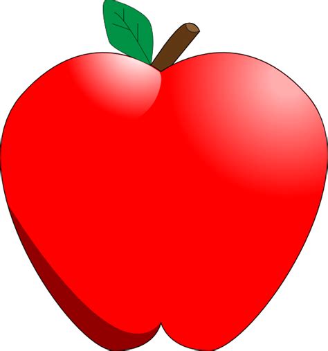 Cartoon Apple Clip Art Vector Clip Art Online Royalty Free