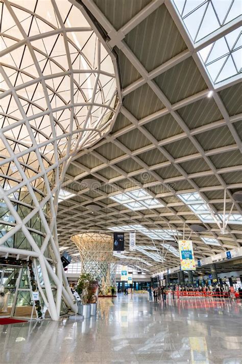 Izmir Adnan Menderes Airport Departure Terminal Architecture In Turkey