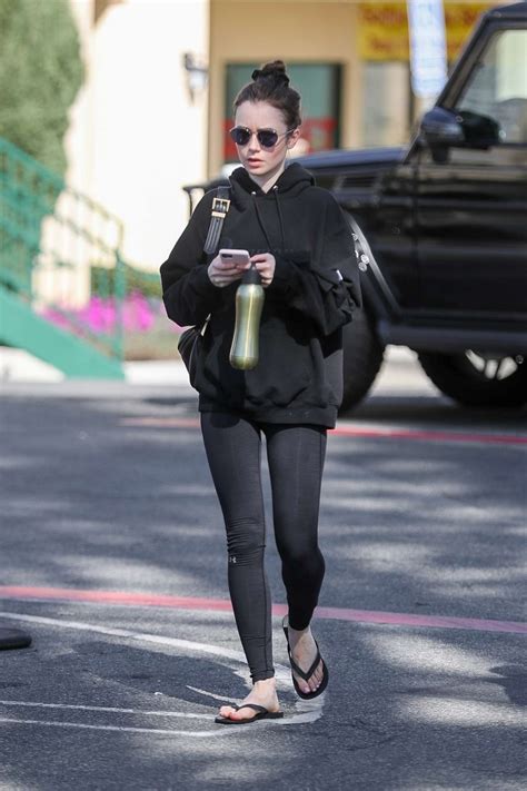 Lily Collins Workout In West Hollywood 02 Gotceleb