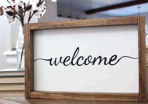 Say Hello to our Welcome Sign Product! - Welsh Design Studio