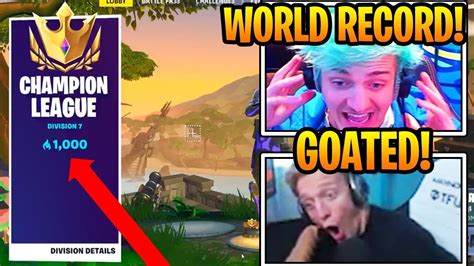 Epic announced along with world cup information that a new mode called arena would be releasing. 1000 Points Ranked ARENA MODE *WORLD RECORD* (Fortnite ...