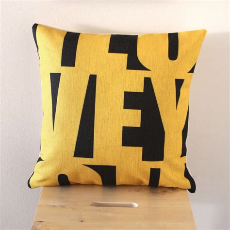 I Love You Letter Pillow Cover, Decorative Pillow Cover, Throw Pillow, Pillow Cushion, Pillow ...