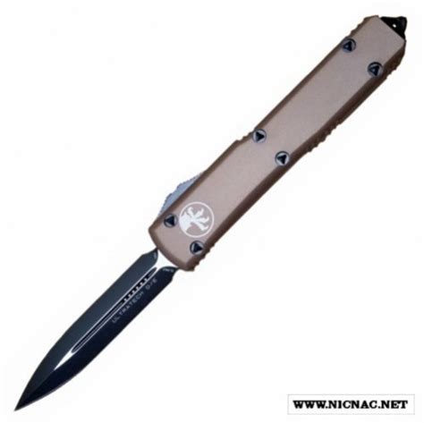 Microtech Ultratech 122 1 Ccta Double Edge Black Blade Otf Automatic