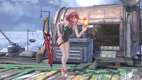 Swimsuit Pyra And Mythra Super Smash Bros Ultimate Mods