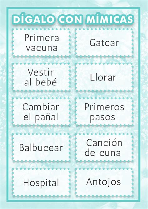 Dinamicos Juegos Para Baby Shower Chistosos Shower Baby Dinamicos