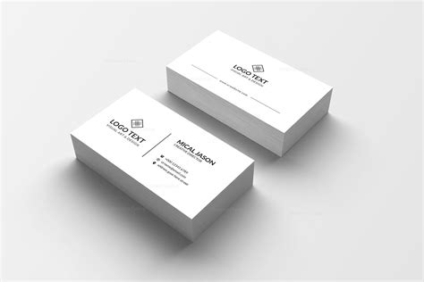 Plain Creative Business Card Design Graphic Templates Business Card