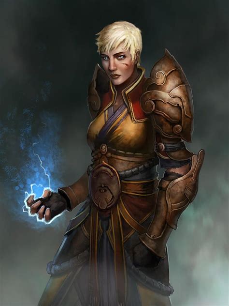 Diablo 3 Female Monk Ladymonk Character Portraits Fantasy Heroes