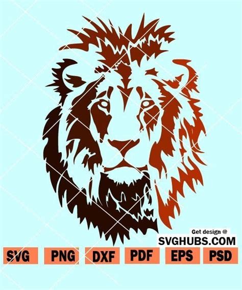 Lion Head Svg Files For Cricut Lion Svg Lion Head Svg File For Cricut