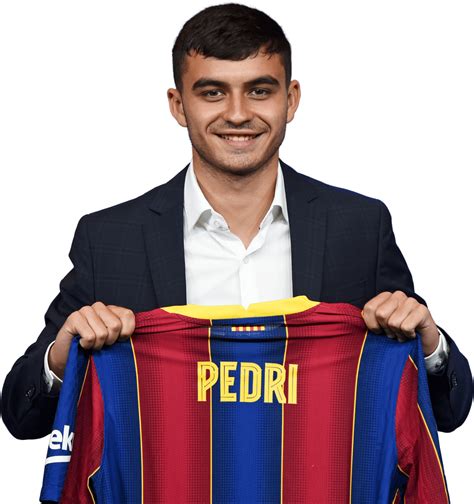 Pedri Barcelona Football Render Footyrenders