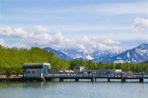 Things to do in austria, europe: Klagenfurt Worthersee Lake And Mountains In Austria Stock ...