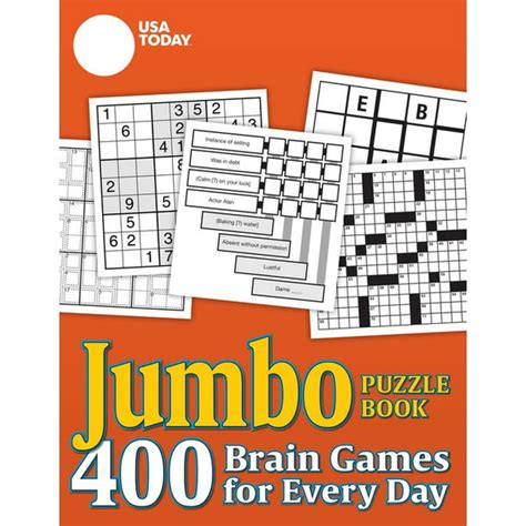 Usa Today Puzzles Usa Today Jumbo Puzzle Book 400 Brain Games For