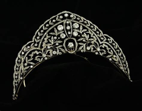 An Edwardian 18ct Gold And Platinum Diamond Set Kokoshnik Style Tiara