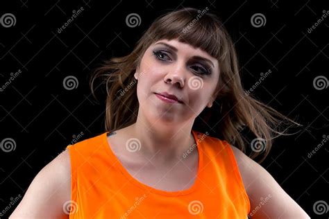 Photo Of Woman With Blowing Hair Stock Image Image Of People