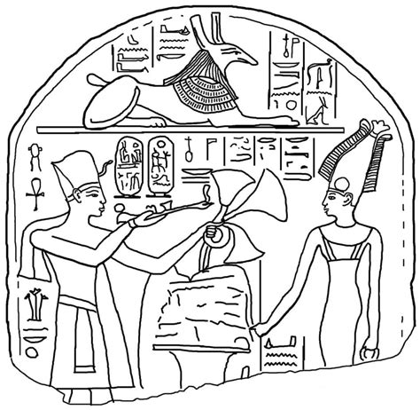Desenhos De Antigo Egito 7 Para Colorir E Imprimir ColorirOnline Com