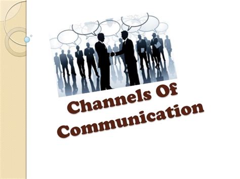 When businesses communicate with their customers, the medium by which they communicate is referred to as a communication channel. Channels of communication