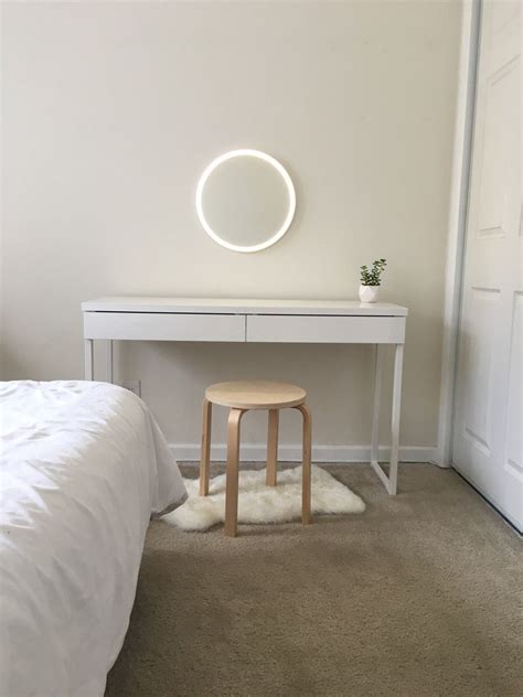 Minimalist decor smartly combines comfort, style, and functionality. My ultra-minimalist vanity, courtesy of Ikea and Amazon ...