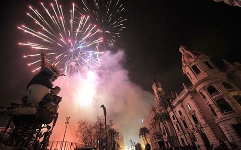 Fiery Finale To The Fallas Festival In Valencia Spain Valencia