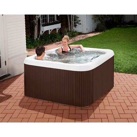 Lifesmart Spas Ls100 Plus 4 Person Jetted Plug And Play Hot Tub Spa With