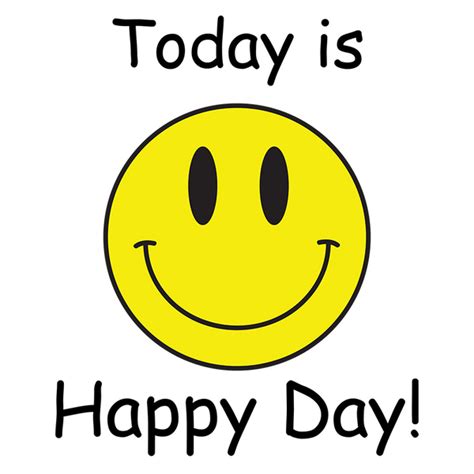 Today Is Happy Day Smiley T Shirt Soulay