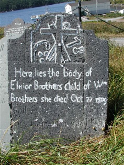 Stonepics Oldest Headstones Newfoundland Canada Cemeteries