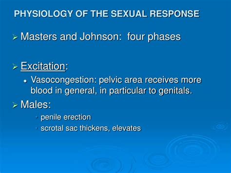 Ppt Physiology Of The Sexual Response Powerpoint Presentation Id249134